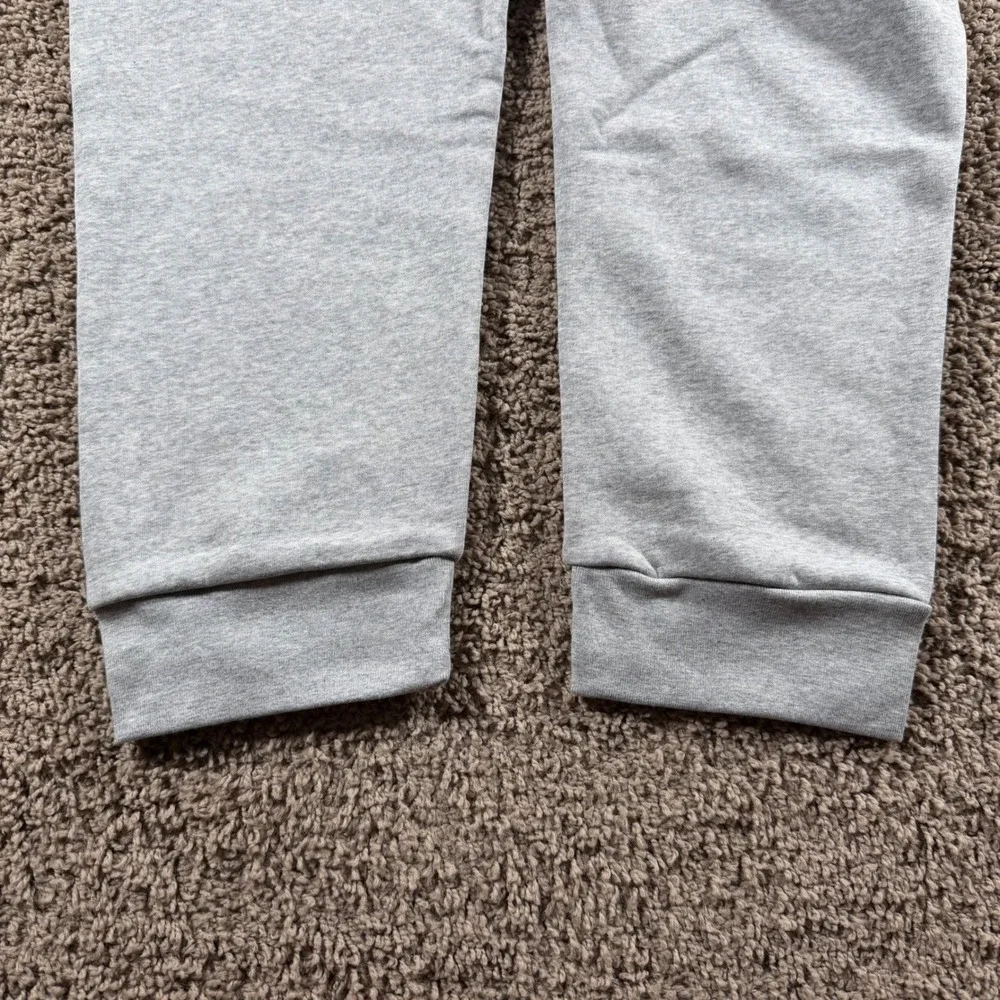 Adidas Fleece Tapered Joggers Grey NEW mens XL/S athletic sweatpants cozy casual